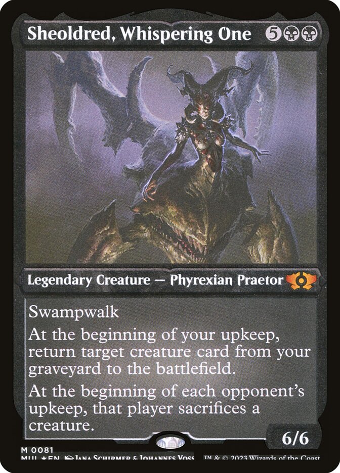 Sheoldred, Whispering One - [Etched Foil] Multiverse Legends (MUL)