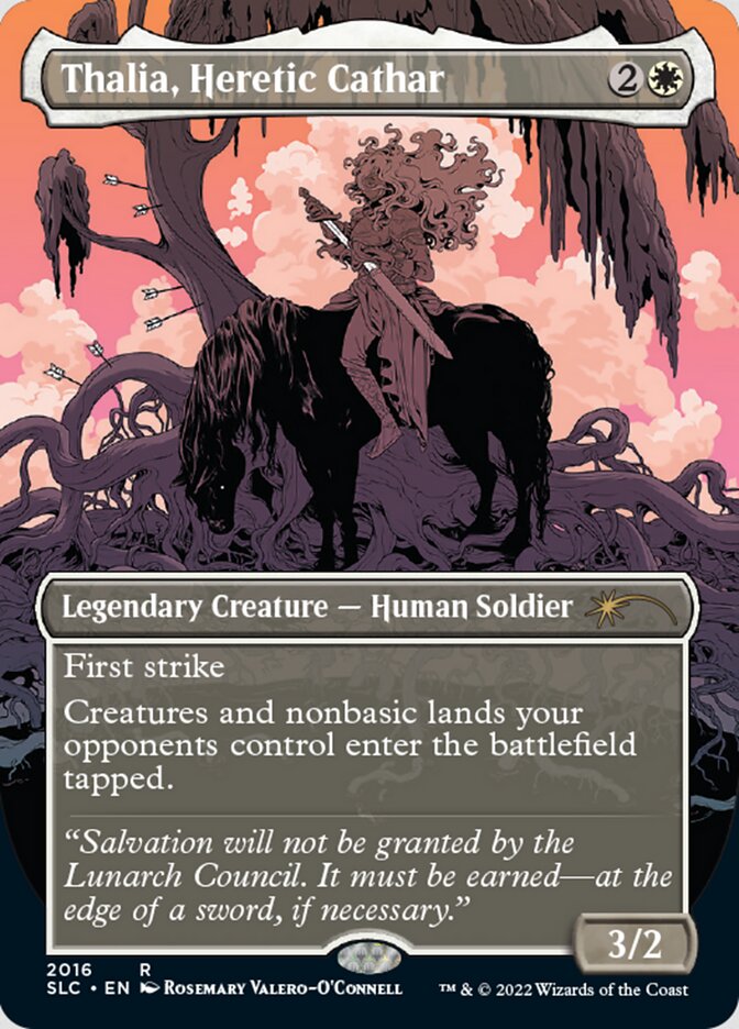 Thalia, Heretic Cathar - [Foil, Borderless] Secret Lair 30th Anniversary Countdown Kit (SLC)