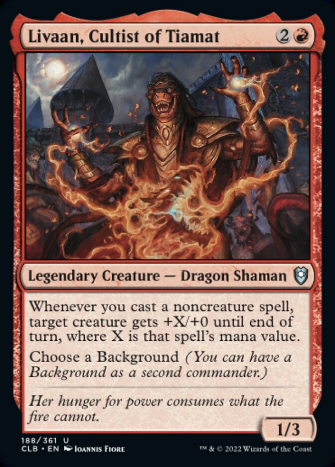 Livaan, Cultist of Tiamat - Commander Legends: Battle for Baldur's Gate (CLB)