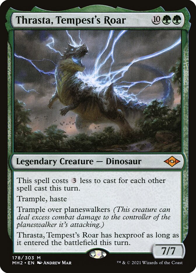 Thrasta, Tempest's Roar - [Foil] Modern Horizons 2 (MH2)