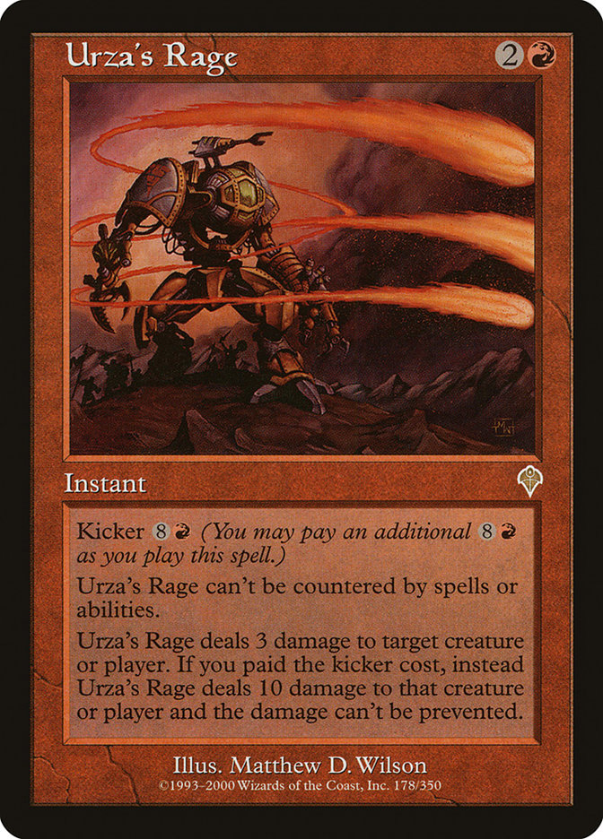 Urza's Rage - [Foil, Retro Frame] Invasion (INV)