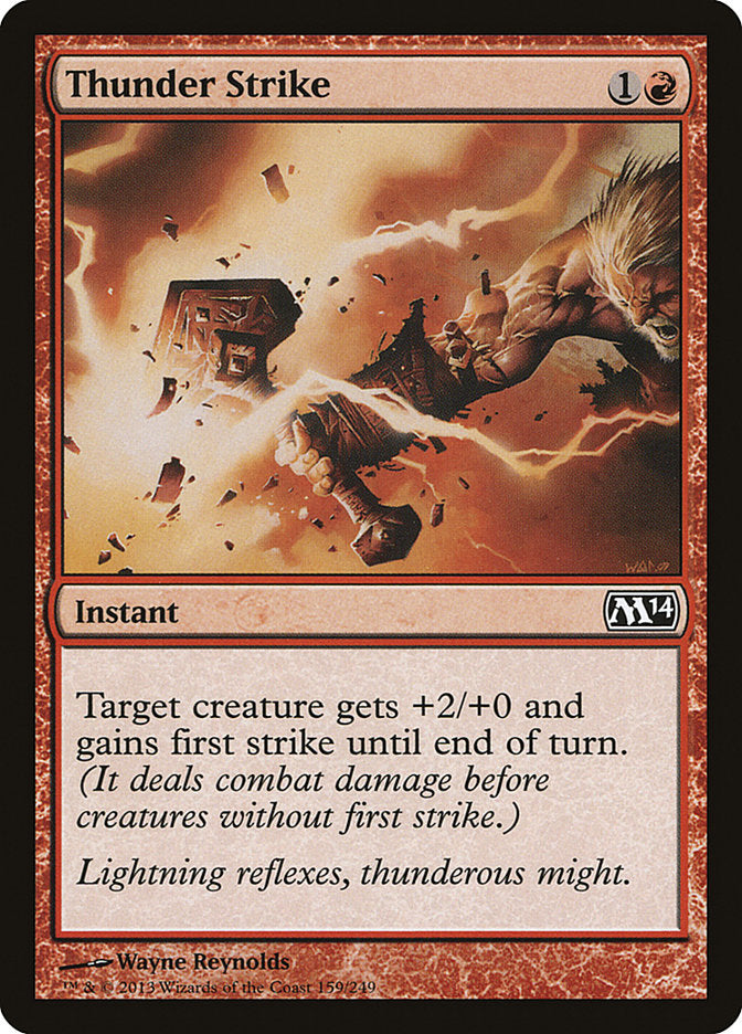 Thunder Strike - [Foil] Magic 2014 (M14)