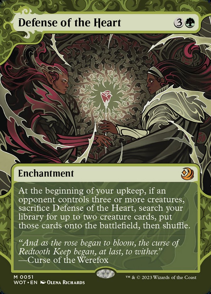 Defense of the Heart - [Showcase] Wilds of Eldraine: Enchanting Tales (WOT)