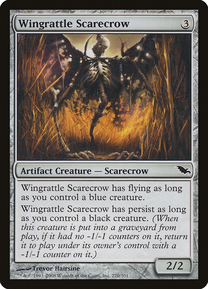 Wingrattle Scarecrow - [Foil] Shadowmoor (SHM)