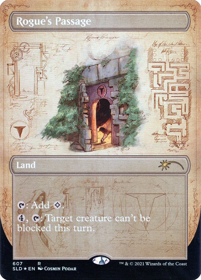 Rogue's Passage (607) - [Foil, Borderless] Secret Lair Drop (SLD)