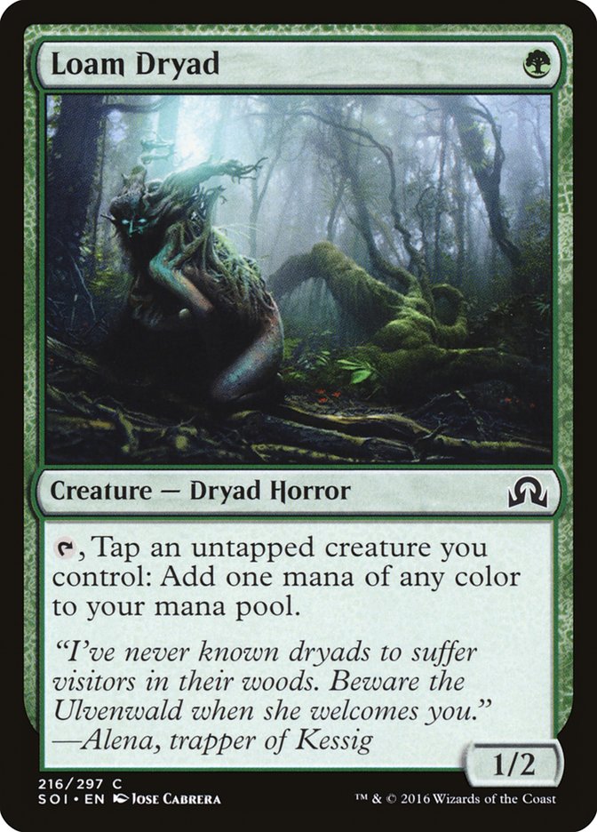 Loam Dryad - [Foil] Shadows over Innistrad (SOI)