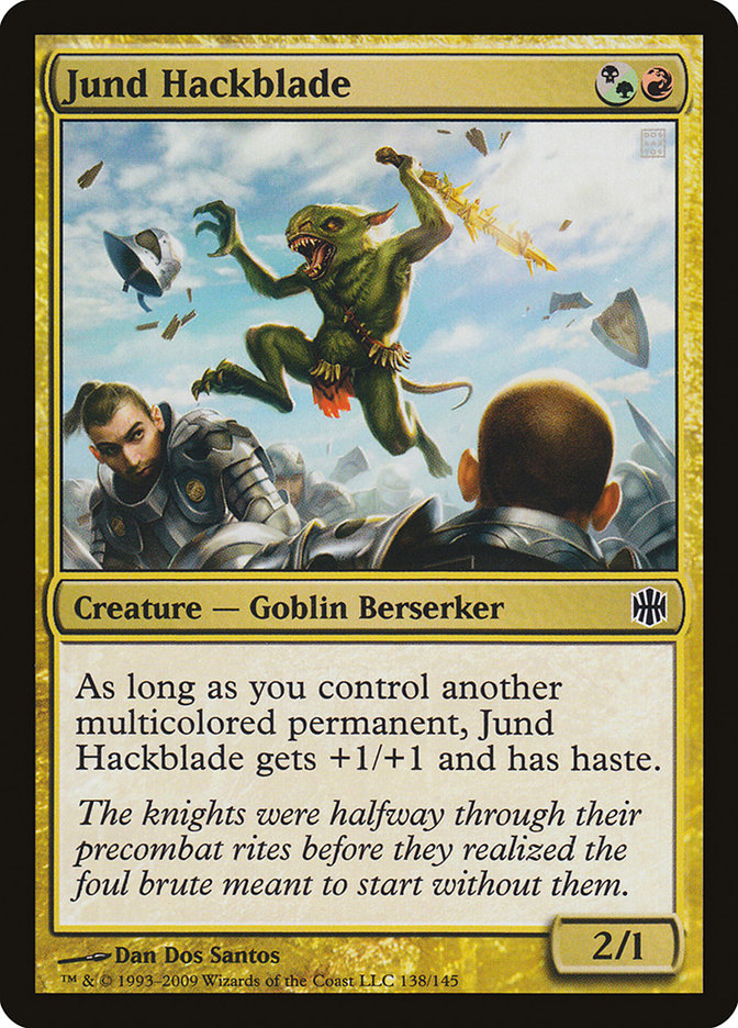 Jund Hackblade - [Foil] Alara Reborn (ARB)