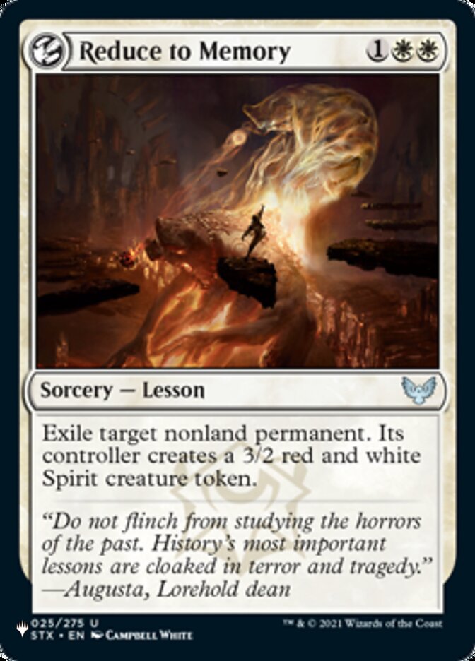 Reduce to Memory - [Foil] The List (PLIST)