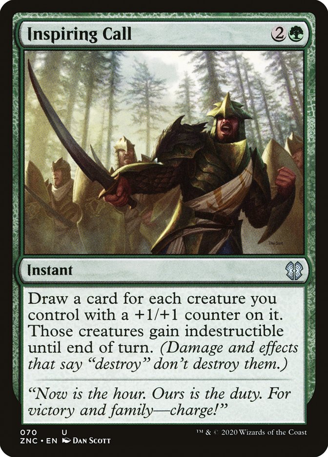 Inspiring Call - [Foil] Zendikar Rising Commander (ZNC)