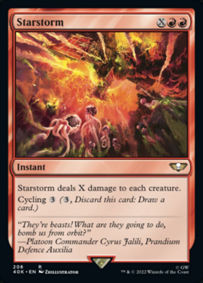 Starstorm - [Surge Foil] Warhammer 40,000 Commander (40K)