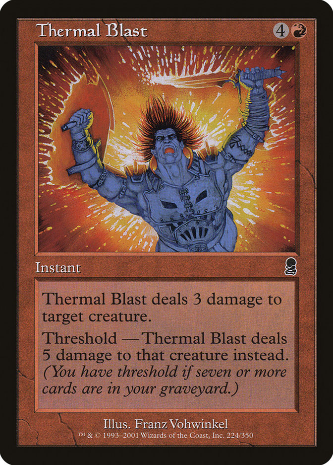 Thermal Blast - [Foil, Retro Frame] Odyssey (ODY)