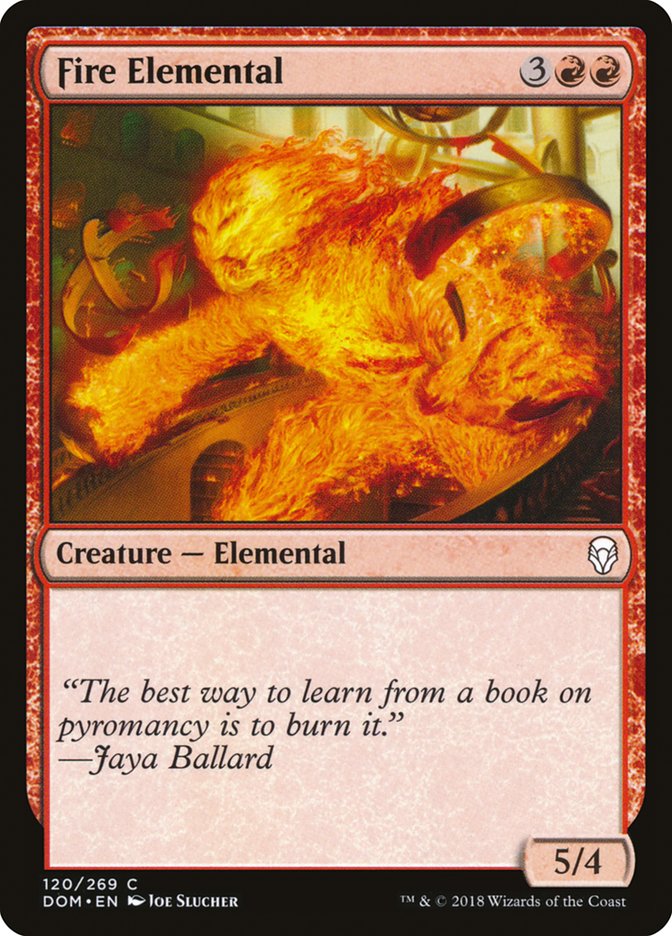 Fire Elemental - [Foil] Dominaria (DOM)