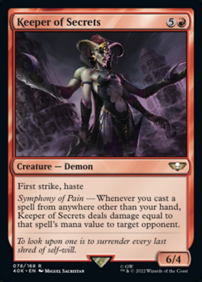 Keeper of Secrets - [Surge Foil] Warhammer 40,000 Commander (40K)