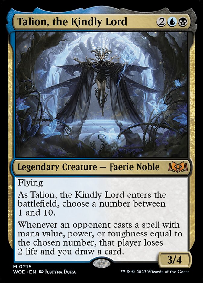 Talion, the Kindly Lord - [Foil] Wilds of Eldraine (WOE)