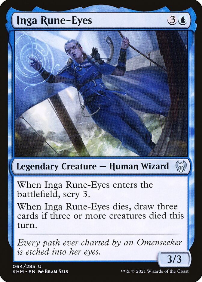 Inga Rune-Eyes - [Foil] Kaldheim (KHM)