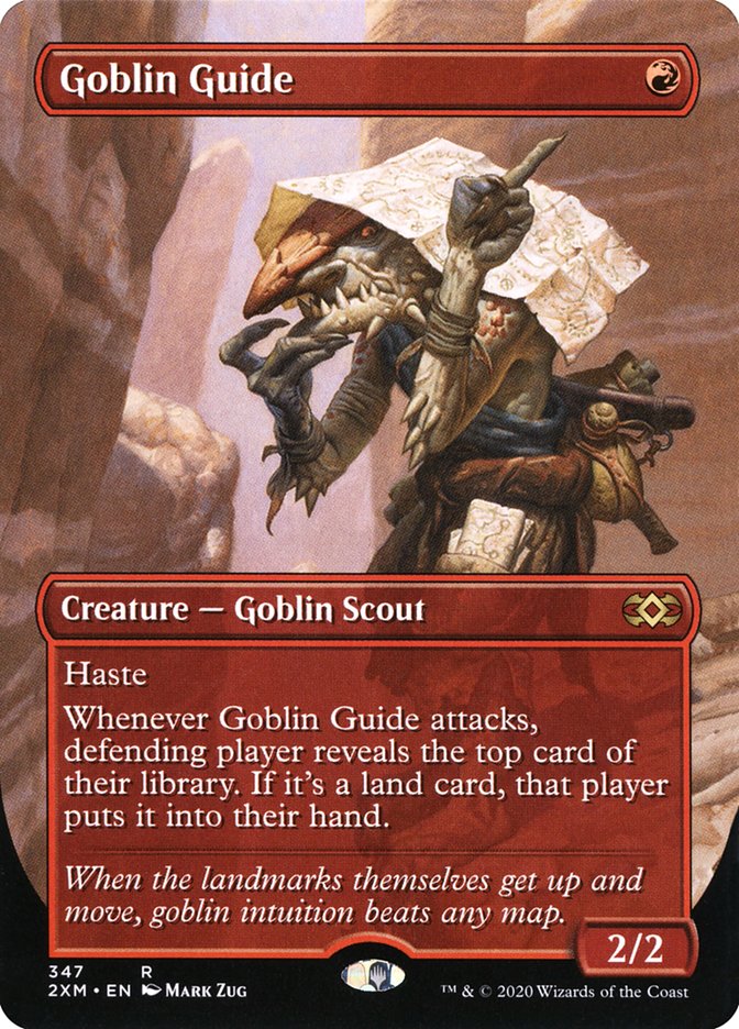 Goblin Guide - [Foil, Borderless] Double Masters (2XM)