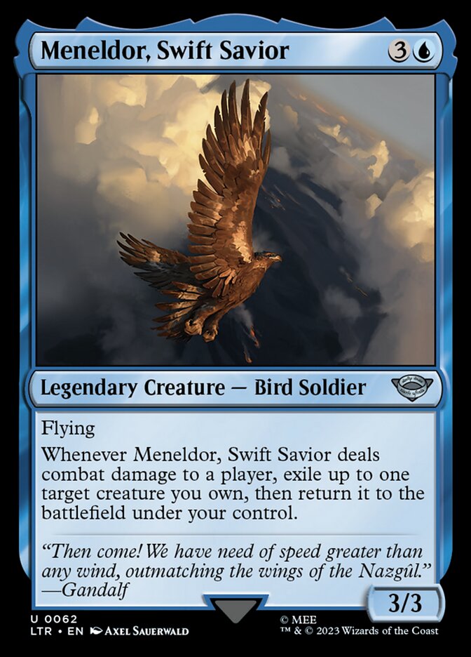 Meneldor, Swift Savior - [Foil] The Lord of the Rings: Tales of Middle-earth (LTR)