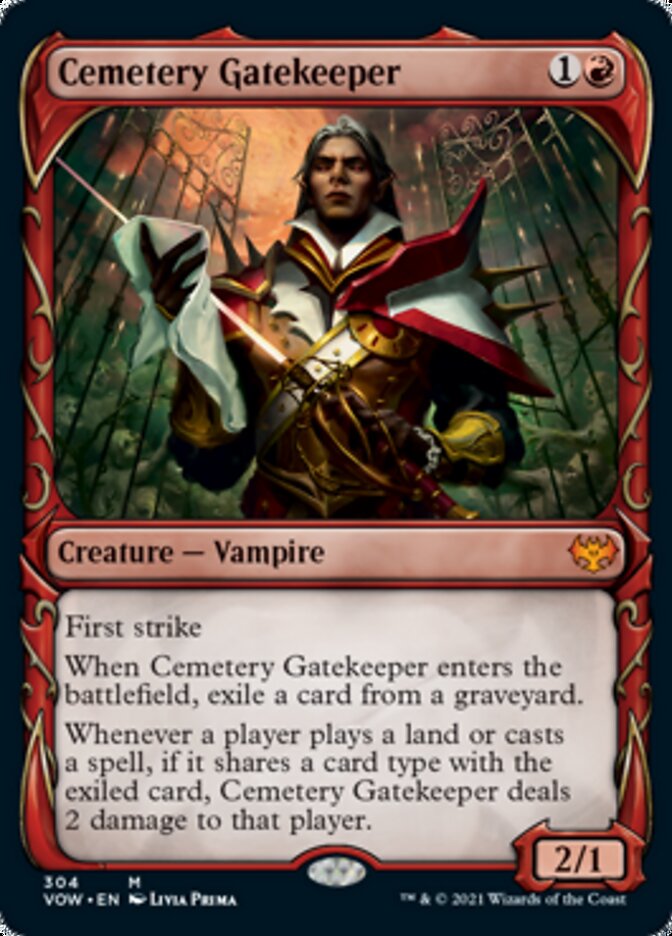 Cemetery Gatekeeper - [Foil, Showcase] Innistrad: Crimson Vow (VOW)