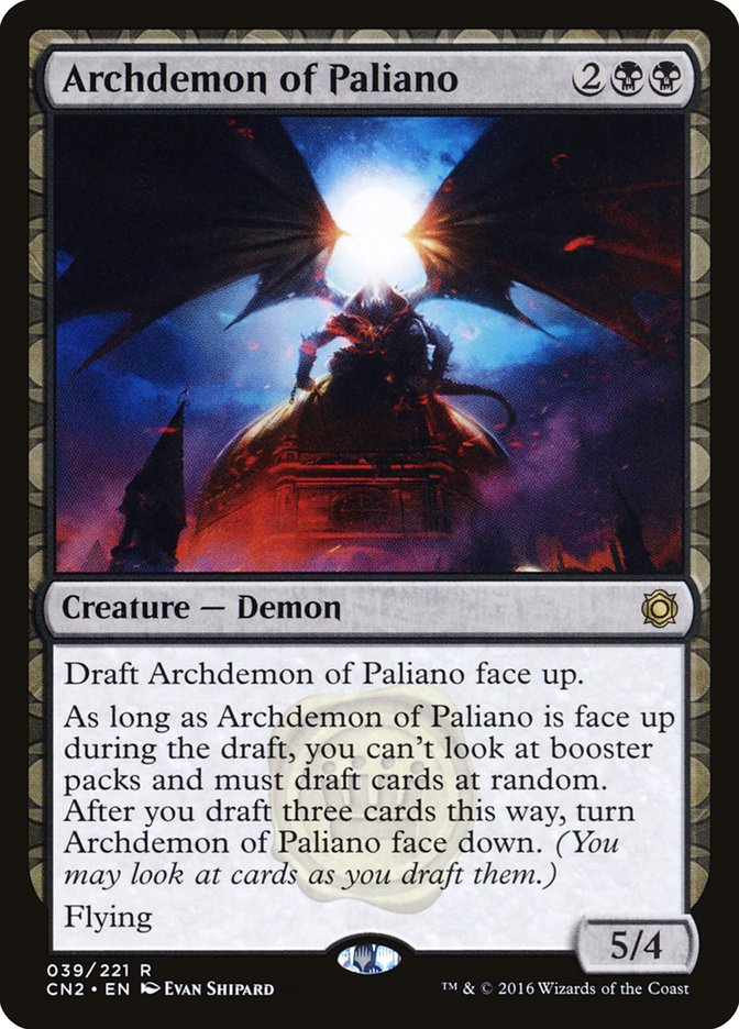 Archdemon of Paliano - Conspiracy: Take the Crown (CN2)