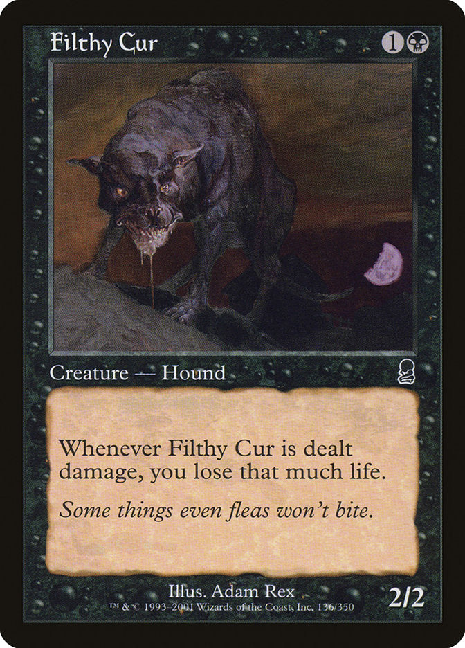 Filthy Cur - [Foil, Retro Frame] Odyssey (ODY)