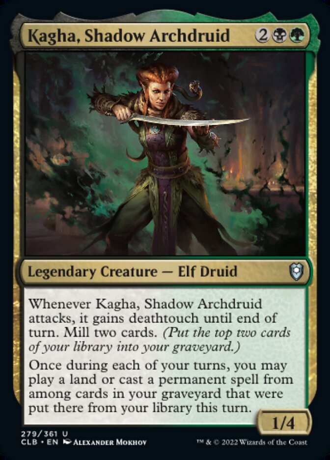 Kagha, Shadow Archdruid - [Foil] Commander Legends: Battle for Baldur's Gate (CLB)
