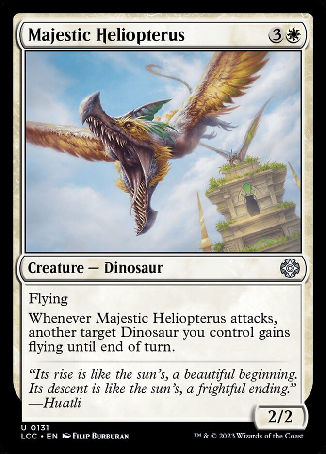 Majestic Heliopterus - Lost Caverns of Ixalan Commander (LCC)