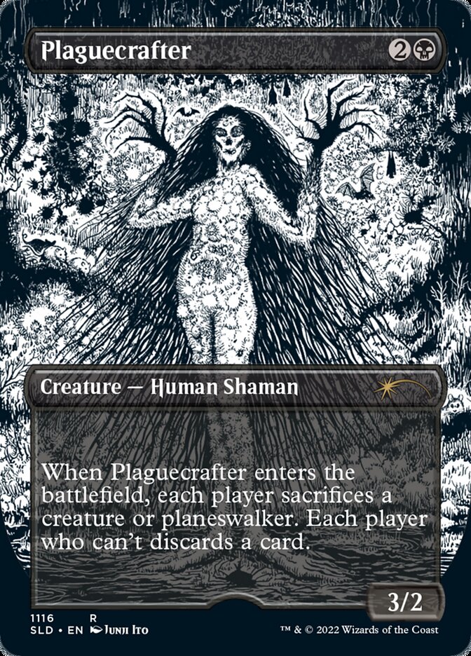 Plaguecrafter (1116) - [Etched Foil, Borderless] Secret Lair Drop (SLD)