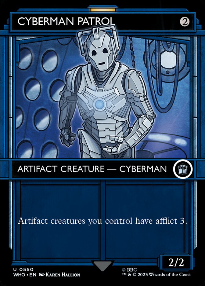 Cyberman Patrol - [Foil, Showcase] Doctor Who (WHO)