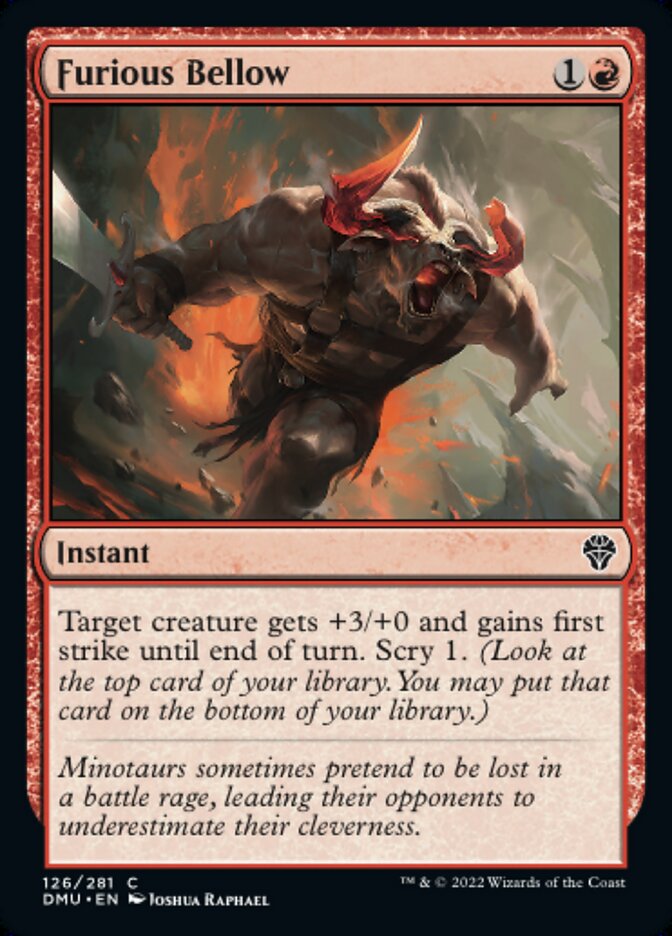 Furious Bellow - [Foil] Dominaria United (DMU)