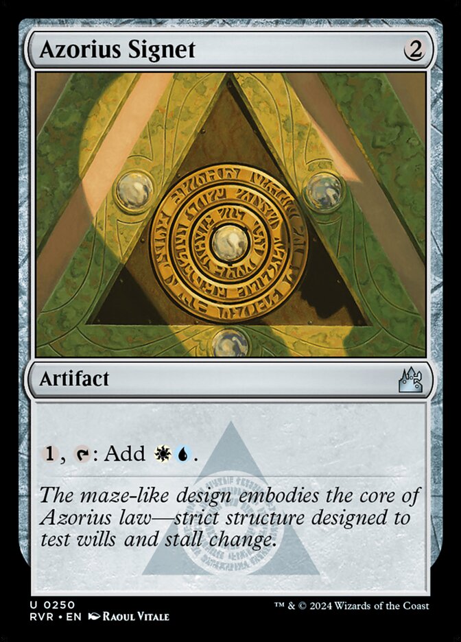 Azorius Signet - Ravnica Remastered (RVR)