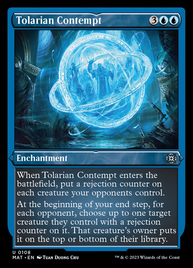 Tolarian Contempt - [Etched Foil] March of the Machine: The Aftermath (MAT)