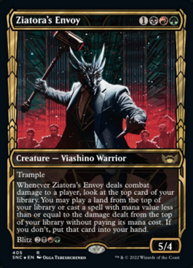 Ziatora's Envoy - [Gilded Foil, Showcase] Streets of New Capenna (SNC)