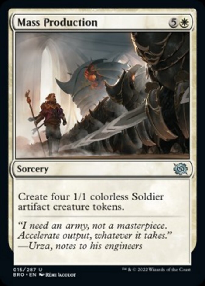Mass Production - The Brothers' War (BRO)