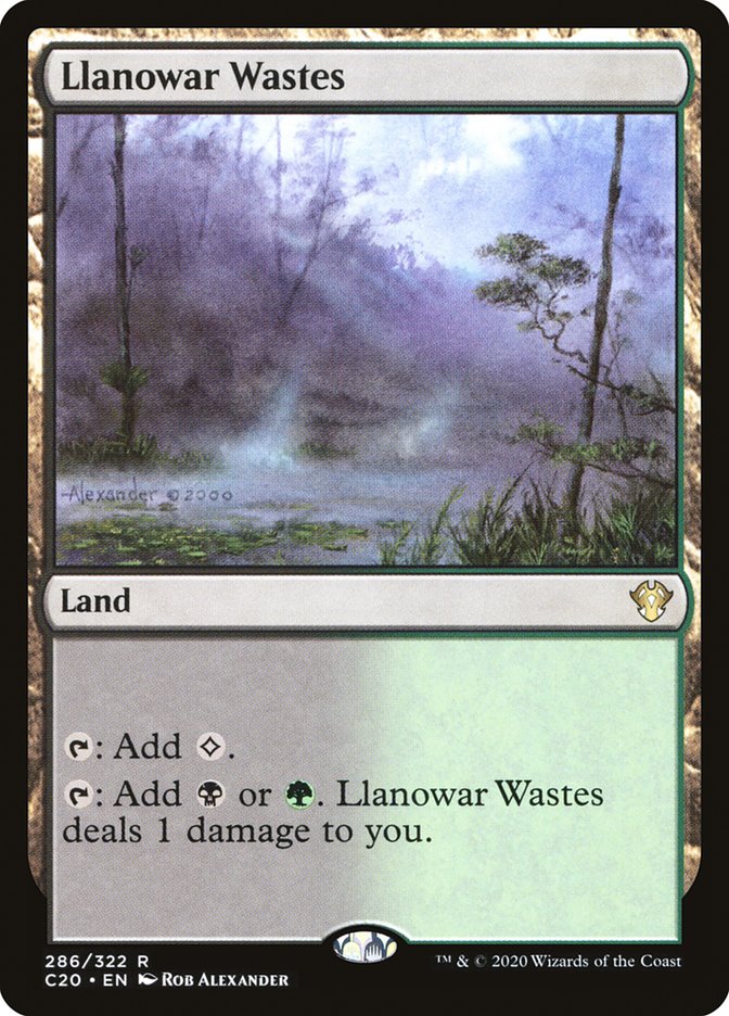 Llanowar Wastes - Commander 2020 (C20)