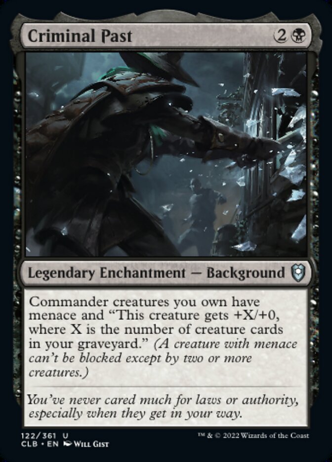 Criminal Past - [Foil] Commander Legends: Battle for Baldur's Gate (CLB)