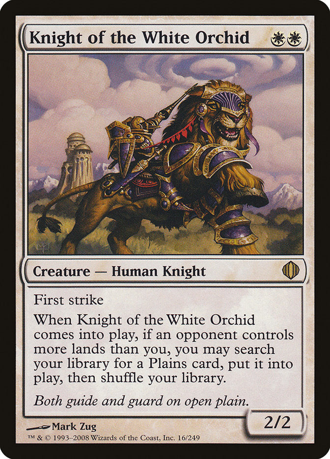 Knight of the White Orchid - [Foil] Shards of Alara (ALA)