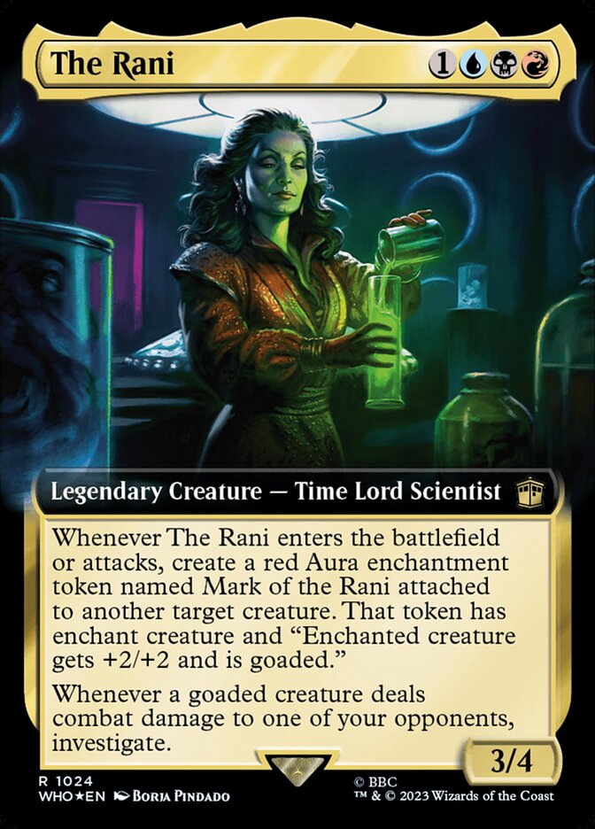 The Rani - [Surge Foil, Extended Art] Doctor Who (WHO)