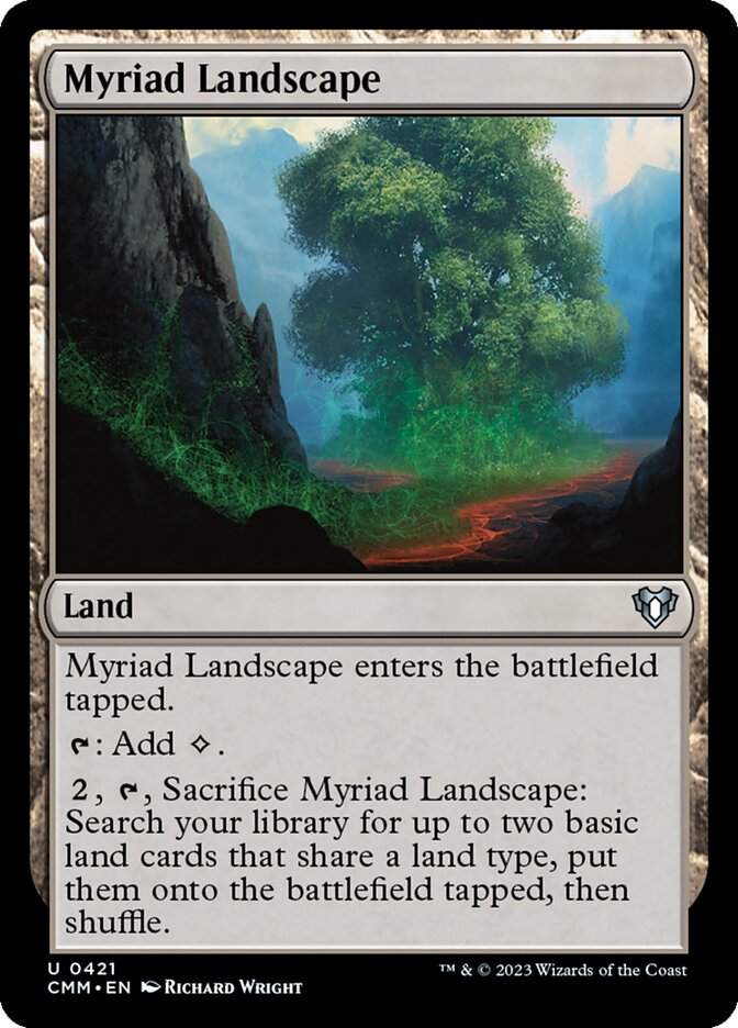 Myriad Landscape - [Foil] Commander Masters (CMM)