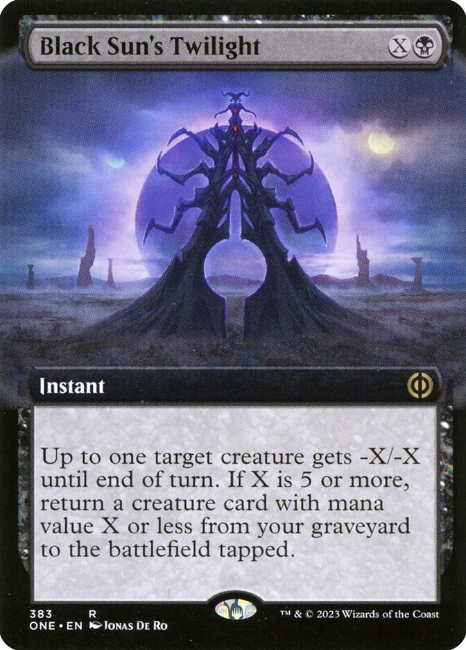 Black Sun's Twilight - [Foil, Extended Art] Phyrexia: All Will Be One (ONE)