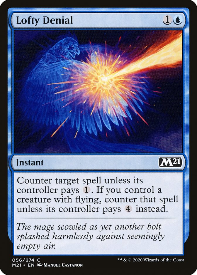 Lofty Denial - [Foil] Core Set 2021 (M21)