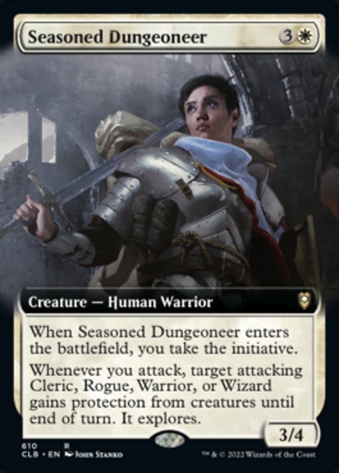 Seasoned Dungeoneer - [Foil, Extended Art] Commander Legends: Battle for Baldur's Gate (CLB)