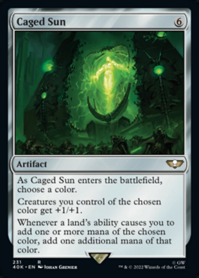 Caged Sun - [Surge Foil] Warhammer 40,000 Commander (40K)