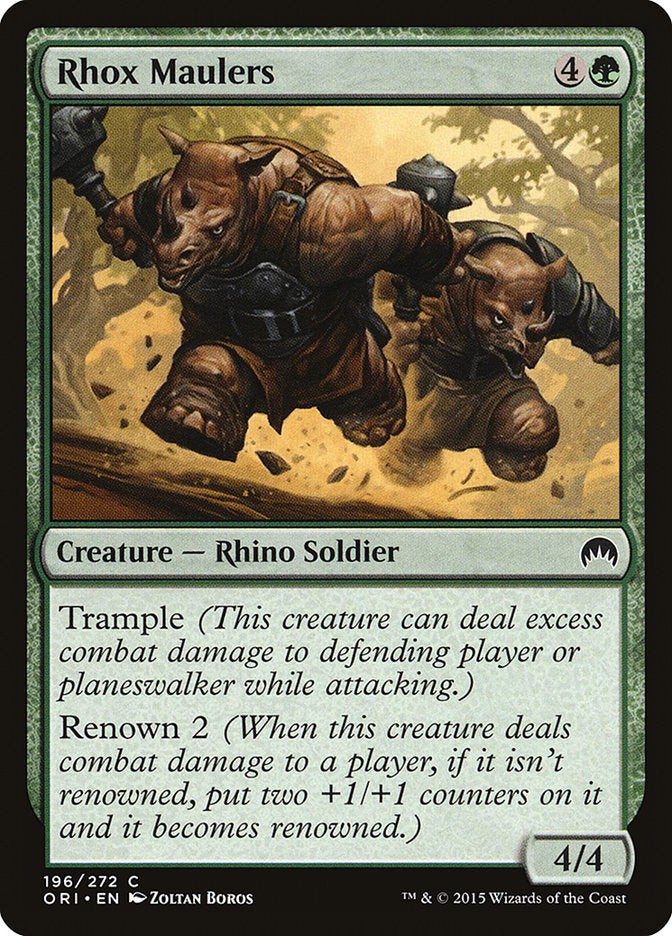 Rhox Maulers - [Foil] Magic Origins (ORI)