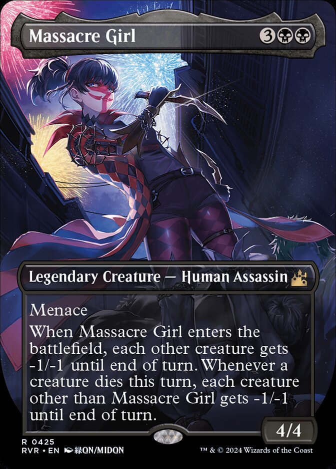 Massacre Girl - [Borderless] Ravnica Remastered (RVR)