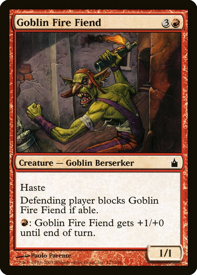 Goblin Fire Fiend - Ravnica: City of Guilds (RAV)