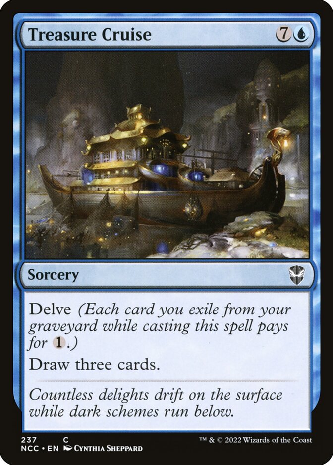 Treasure Cruise - [Foil] New Capenna Commander (NCC)