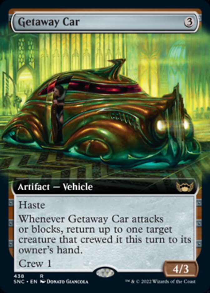 Getaway Car - [Foil, Extended Art] Streets of New Capenna (SNC)