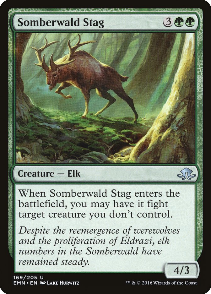 Somberwald Stag - [Foil] Eldritch Moon (EMN)