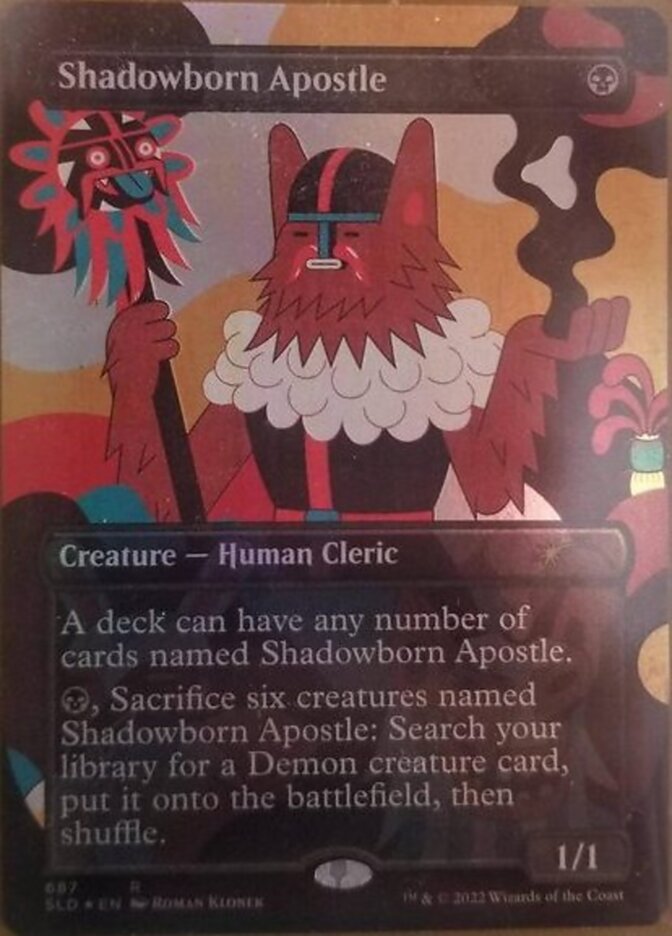 Shadowborn Apostle (687) - [Foil, Borderless] Secret Lair Drop (SLD)