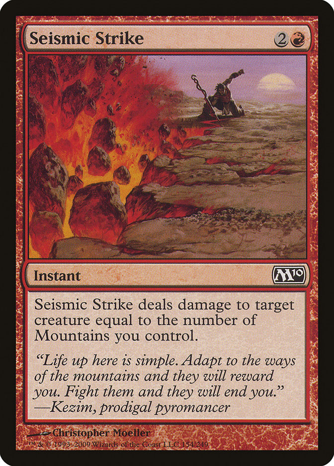 Seismic Strike - [Foil] Magic 2010 (M10)